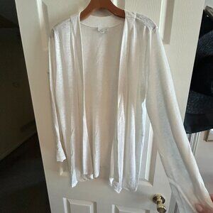 J Jill Lightweight linen cardigan